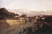 Bernardo Bellotto Zwinger Waterway oil painting